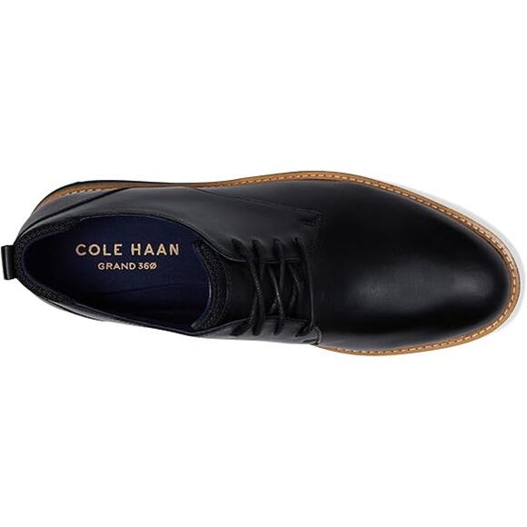NWT Cole Haan Men\'s Osborn Grand 360 Plain Toe Oxfords, Black-Size 9.5 main image 6